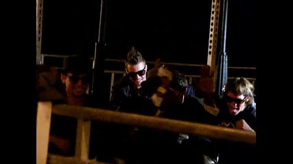 Jackson Rathbone on bumper cars at the Baton Rouge fair 10-31-10