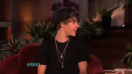Justin Bieber в шоуто на Ellen Degeneres 03 - 11 - 2010