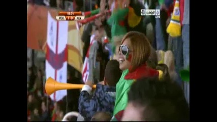 Portugal 7 - 0 North Korea (goal Tiago) 