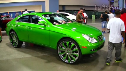 Candy Green Mercedes Benz Cls 500 on 26 Forgiatos Wheels - 1080p Hd