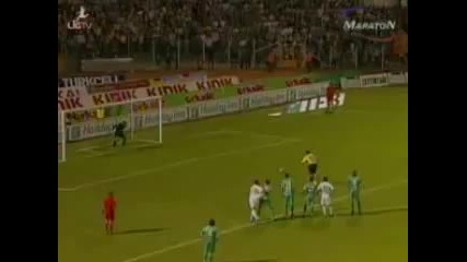 Иванков вкарва дузпа на Диярбекирспор 26.09.2009