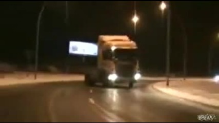 Scania прави доста добър Drift