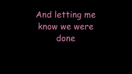 Avril Lavigne - My happy ending (lyrics)
