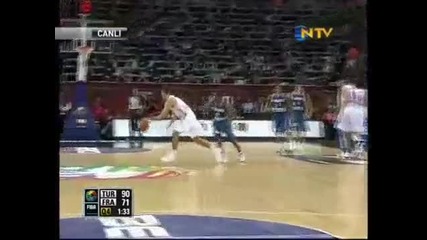 Turkey 95 - 77 France - Last Five Minutes Fiba 2010
