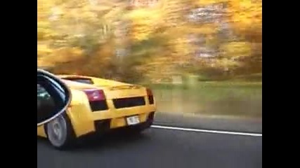 street race lamborghini gallardo vs ferrari maranello 