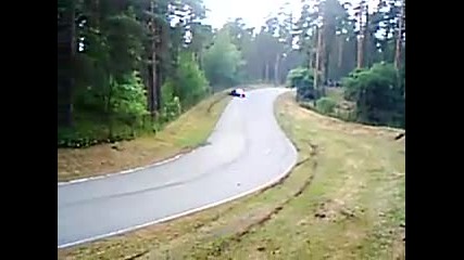 Катастрофа по време на дрифт.. 