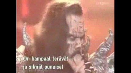 Lordi - Hard Rock Hallelujaa! on live