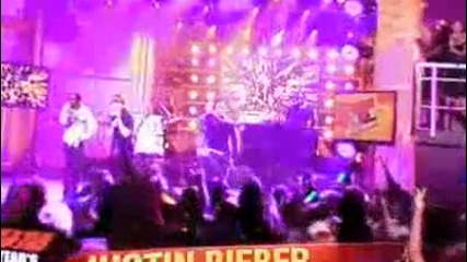 Justin Bieber Performs One Time Live New Years Ball Drop 2010 