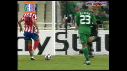 Panathinaikos - Atletico Madrid 0 - 1 (0 - 1,  19 8 2009)