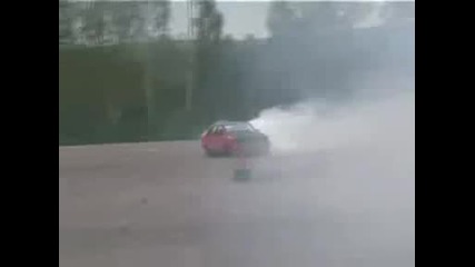 !!! Neveroqtno Audi 80 Twin turbo General Lee - drift