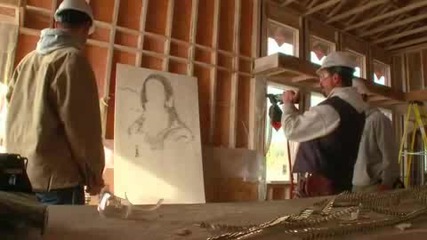 Удивително видео Мона Лиза нарисувана с пирони 