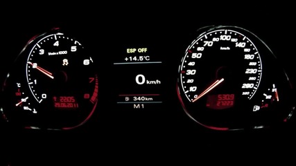 Audi rs6 0-333км/ч в България