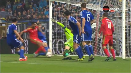 Босна и Херцеговина 2 - 0 Уелс ( Квалификация за Европейско първенство 2016 ) ( 10/10/2015 )