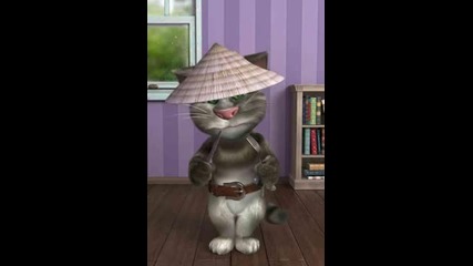 Talking Tom singing chamak chalo akon