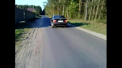 bmw palenie gumy