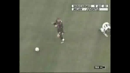 Milan - Juventus 1 - 1 (09 - 12 - 2001) - Shevchenko.avi