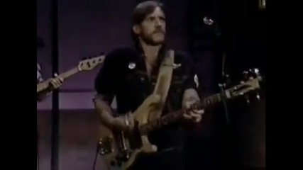 Motorhead - Johnny B Goode - live - Davit Letterman. 16 may 1991