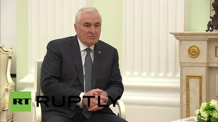 Russia: Putin welcomes South Ossetian counterpart to Moscow