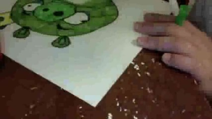 How To Draw The King Pig From Angry Birds