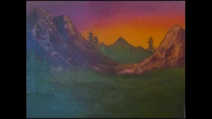 Bob Ross Style Painting