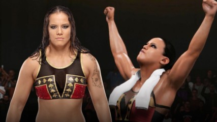 Shayna Baszler tries Ultimate Warrior's entrance in WWE 2K19