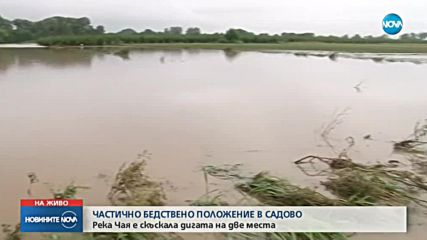 Река Чая заля Садово, хиляди декари земеделски земи са под вода