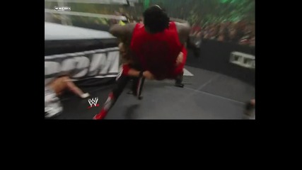 Codebreaker And Spear to Mark Henry(wwe Ppv Money in the Bank 2010)