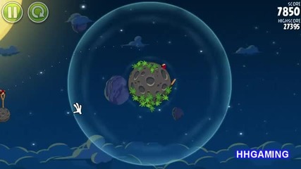 Angry Birds Space - Walkthrough 1-1
