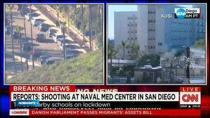 Стрелба във военна болница в Сан Диего