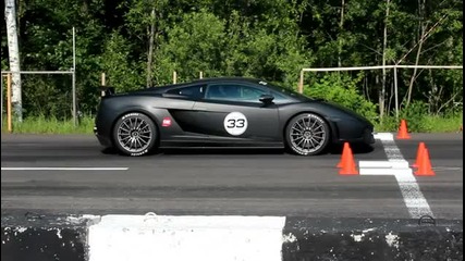 395 км за 22.2 секунди Световен Рекорд на Lamborghini Gallardo 1600 h.p