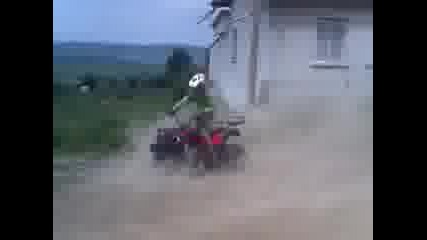 atv drifting 