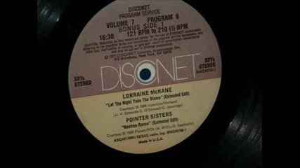 #5 lorraine mckane - let the night take the blame[disconet mix] 1984