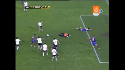 25.04 Валенсия - Барселона 2:2 Тиери Анри изравнителен гол