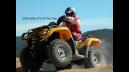 extreme riding on atv 