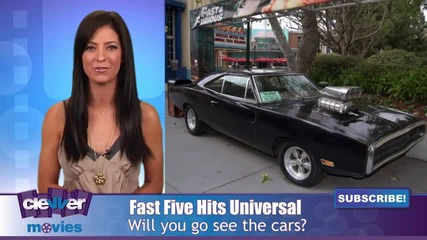 Fast Five Cars Rolling Into Universal Studios Hollywood