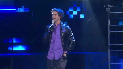 Eric Saade - Manboy (live Melodifestival Semi final 2 2010)