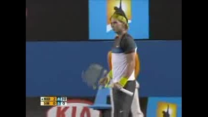 Рафа Надал Vs. Симoн - Open Australia 2009