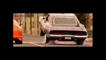 Fast And Furious Charger Vs Supra Wheelie.