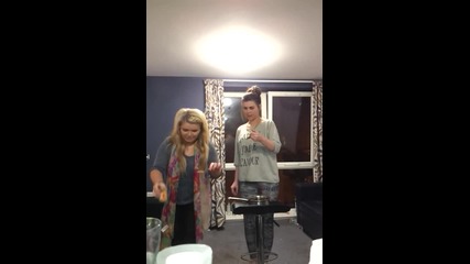cinnamon challenge - projectile vomit