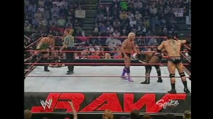 Ric Flair and Batista vs. Rvd and Booker T (tag Team Championship) 
