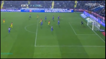 Ud Levante vs Fc Barcelona 0-2 Lionel Messi 52'