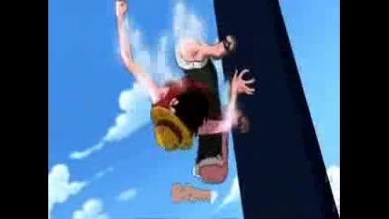 One Piece - Luffy vs Blueno