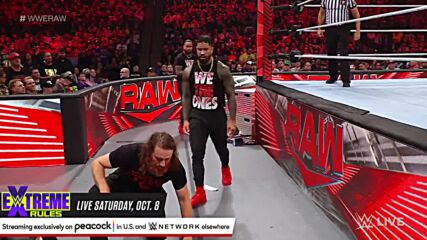 Angelo Dawkins vs. Solo Sikoa: Raw, Oct. 3, 2022