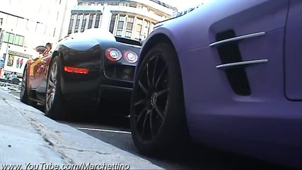 Мatte Purple Mercedes Sls Amg