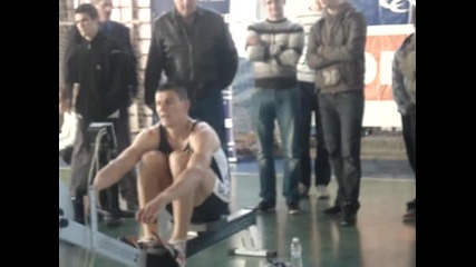 Държавния шампионат на гребен ергометър 2012- Георги Божилов