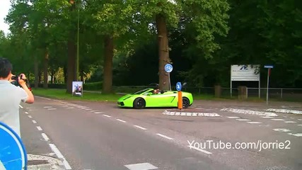 Green Lamborghini Gallardo Lovely Sound!! - 1080p 