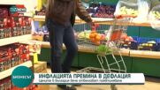 НСИ: Дефлация в България за първи път от началото на годината