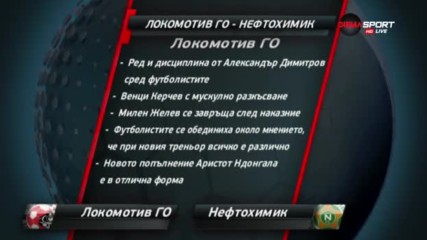 Любопитни факти: Преди Локомотив ГО - Нефтохимик