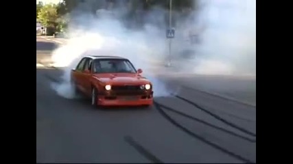 700hp Bmw E30 Turbo Burnout