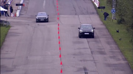Mercedes Cl63 Amg vs Porsche Cayenne Turbo